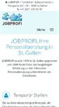 Mobile Screenshot of jobprofi.ch